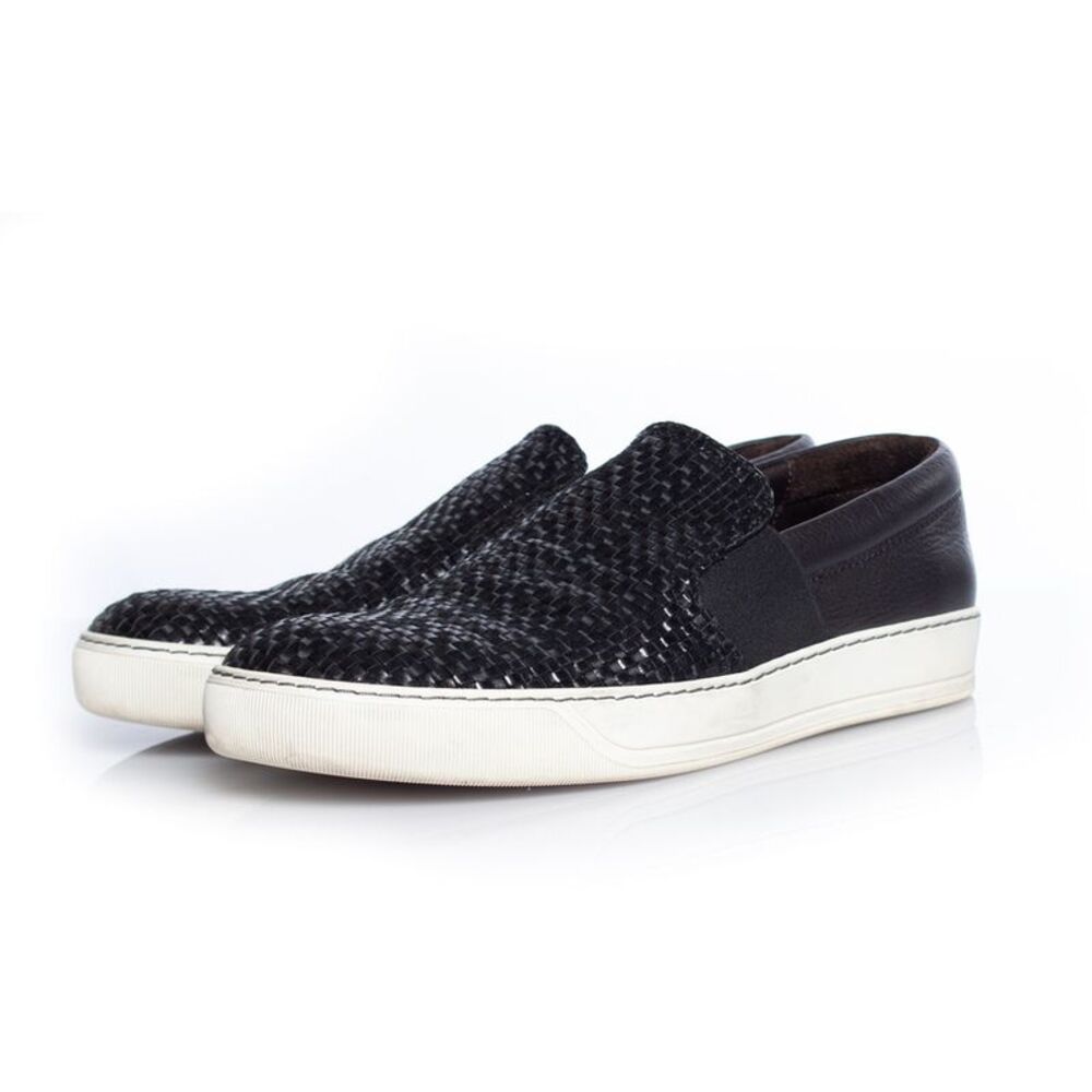 Lanvin, Woven leather slip on sneaker
